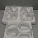 UMEIED 20 Ounce Burgundy Wine Glasses, Long Stemmed Premium Wine Glasses Set of 6, Crystal-clear