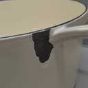 MARTHA STEWART Gatwick 7-Quart Enamel Cast Iron Dutch Oven  Martha Blue  Heavy-Duty Dutch Oven for Slow Cooking, Braising & Baking (Linen w/ Gold Knob)