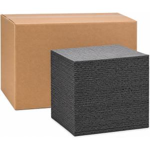Hoolerry Oil Absorbent Pads Weight Dimpled Pad Garage Accessories Water Absorbent Mat Oil Spill Mat for Absorbing Protecting Home Garage Basement(15 x 19.7 Inch,Gray,100 Pcs)