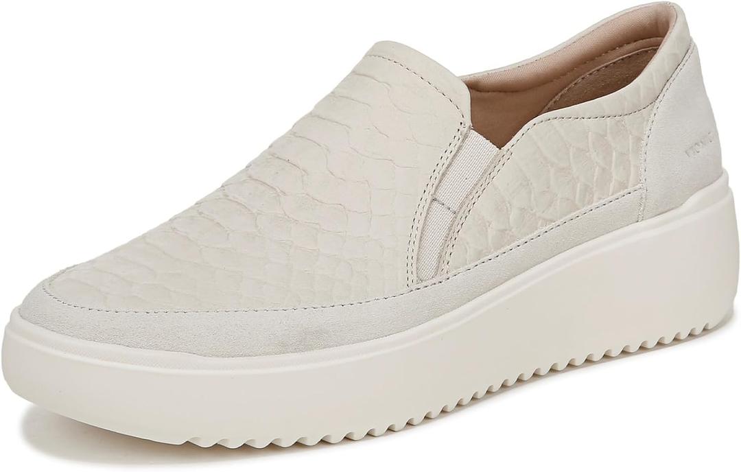 Vionic Women's Kearny (9, Cream Leather)