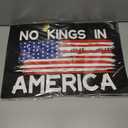 2 x No Kings in America Yard Sign, Double Sided, 12 x 18 inches, Weatherproof Corrugated Plastic with H Stakes