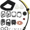 AISEN Air Filter Carburetor Repair Rebuild Kit for GX25 GX25N GX25NT GX35 GX35NT FG110 FG110K1 HHT25S HHT35 HHT35S 25CC 4 Stroke Carb 16100-Z0Z-034 25-34 Trimmer Bush Cutter