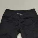 AUROLA Influence Workout Shorts for Women,2.5 No Roll Up Squat Proof Scrunch Seamless Compression Gym Short (Medium, Black)