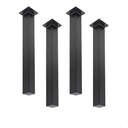 PIPE DECOR Metal Table Legs - Table Legs 28 Inch Table Legs,