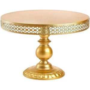 12 Inch Iron Round Cake Stand Dessert Holder for Wedding Birthday Baby Shower Anniversary (Gold)