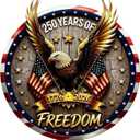 250 Anniversary Eagle Wreath 4th of July Door Sign 3D America Eagle National Flag Wreath Patriotic Independence Hanger Wooden Wall Decor 1776-2026 Hanging Signs for Home Porch Outdoor Decor