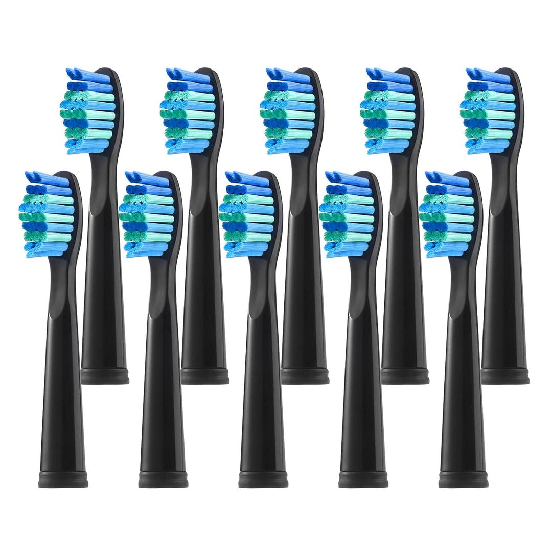 10 Pack Electric Toothbrush Replacement Heads Compatible with Fairywill FW-507/508/551/515/917/959/2011,FW-D1/D3/D7/D8,Toothbrush Replacement Heads Compatible with SEAGO 958/2316/SGKIDS-2303