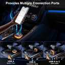 2 x Wireless CarPlay Adapter 4 in 1 Car Screen Mirroring Adapter to Play TV on Car Screen for iPhone & Android, Upgrade Support Airplay&Mirror Link,CarPlay&Android Auto,Wired to Wireless,Plug and Play
