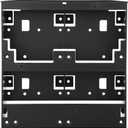 5.25'' to 3.5''/ 2.5'' Bay Adapter 5.25" FloppyDrive to Dual 2.5 x 3.5 HDD/SSD Bay Cover Computer Mounting Bracket Kit Supports 7mm 15mm 2.5-inch HDD for PC.