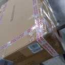 4 Set 32" High Top Cocktail Tables for Parties White Round Folding Bar Height Table with Removable Legs and 32 x 43 Inch Black Spandex Stretch Table Covers