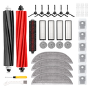 33 PCS S8 MaxV Ultra Accessories Kit for Roborock S8 Max/MaxV Ultra Robot Vacuum,6 Scent Tablets,1 Cleaning Brush,1 Set Main Brush,4 HEPA Filters,4 Mop Cloth,4 Edge Mop Cloth,6 Side Brushes,6Dust Bags