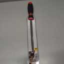 Performance Tool W7544 8" Triangle Tapered File XL Oversized Handle Half Round File, Heat Treated High Carbon Steel for Deburring, Finishing, and Shaping - 13.25-Inches