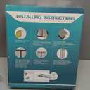 Magnetic Screen Door with Upgraded PET Material Mesh- Easy Installation, Tear-Resistant, Pet and Kid Friendly Screen 38"X84" Fit Door Size 36"X82" (Black)