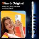 Temdan for iPhone 14 Plus CaseiPhone 15 Plus Case[Compatible with MagSafe] [Military-Grade Drop Protection] [Anti-Scratch] Slim Silky-Soft Touch Translucent Matte Case 6.7 inch, Clear