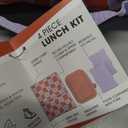 Manna 4 Piece Lunch Kit - Apricot Flowers