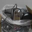 Under Desk Elliptic Leg Exercise Machine, 12 Speed Adjustment, Forward and Backward Movement, Suitable for Elderly Leg Exercise Oval Machine Seniors Oval Foot Pedal Machine (Black)