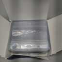 4x3 Inches Horizontal Badge Holder, Clear ID Card Holder with Waterproof Resealable Zip Type Protector, Badge Sleeve Fits Name Tag Holder/RFID/Proximity/Credit Card(Holders,50PCS)