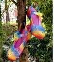 KELMALL Womens Classic EVA Floral Clogs with Back Strap  Lightweight Non Slip Slip-On Comfort Shoes, Low Heel Casual Garden & Indoor Clogs (5.5, Magenta Leopard)