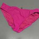 Tempt Me Women Hot Pink Strappy Bikini Bottom Full Coverage Bathing Suit Bottoms Swimsuit Bottom S
