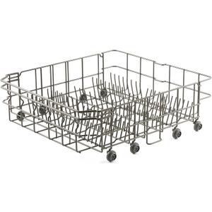 Upgraded DD82-01384A DD81-02295A Dishwasher Rack Replacement Parts for Samsung Dishwasher Lower Dish Rack 22.5'' D x 20.5'' W Basket Wheels Rollers DW80M2020US DW80R2031US Bottom Dishrack Assembly