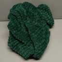 Puncuntex Green Throw Blanket 50"60" Decorations Fleece Super Soft Plush Fuzzy Cozy Blanket with Square 3D Jacquard Grid Design Luxury Lightweight for Couch Sofa Chair,Dark Forest Green