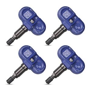 Bluetooth TPMS Sensor Compatible with Tesla Model 3 Y S X 2021–2024 Tire Pressure Monitoring System Replaces OE 1490701-01-B 1490701-00-B 4PC