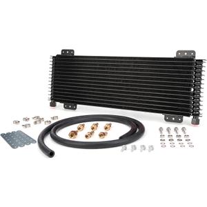 Gagsu Low Pressure Drop Transmission Oil Cooler LPD47391 4739 40,000 GVW with Mounting Hardware (Black)
