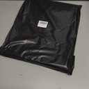 Stacking Chair Cover, 420D Patio Chair Cover, Outdoor Patio Furniture Covers for Stacked Chairs, Outdoor Lawn Dining Chair Covers 1 Pack (28" W x 28" D x 49" H) (Black)