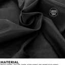 Surmente Black Tablecloth for Rectangle Tables, 90 x 132-inch Rectangular Table Cloth for 6-8 Ft Tables, Polyester Table Cover for Banquets, Parties, Events