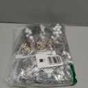 12 Pack Artificial Berries Picks, Christmas White Berry Picks with Pinecone Bowknot Winter Pine Branches Stems White Holly Spray for Christmas Tree Decoration Xmas Party DIY Crafts (White, 12)