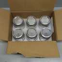 16 oz Mason Jars With Lids Regular Mouth 15 Pack-16oz Glass Jars with Silver Lids,Bulk Pint Clear Glass Jars For Meal Prep, Food Storage With 20 Labels