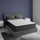Queen Mattress, 10 Inch Mattress Queen Size, Hybrid Matress in a Box, Memory Foam & Medium Firm Support, Oeko-TEX & CertiPUR-US Certified, Pressure Relief, Cool & Breathable