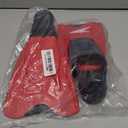 Speedo Unisex Adult Swim Training Fin Switchblade (XXXS - Youth Shoe Size 1-1.5, Black/Red Frustration Free Packaging)