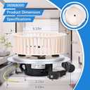 Upgrade QT-110N-B QT-100L QT-110-B QT-90N-B Bathroom Fan Motor & Blower Wheel Fit for All Nutone QT-90-B QT110 QT100 QT9093WH QT-80-B Series Fans Replace 0696B000 Exhaust Fan Motor 100CFM 3.5 Sones
