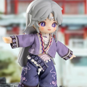 CALEMBOU BJD Blind Box, 1/12 Cute NAGI The Untrammeled Traveler Series BJD Doll, 5.5 Inches Collectable Action Figure for Birthday Gifts (Nagi-XYY-1box)