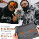 Winter Neck Warmer for Men Women Ski Neck Gaiter Scarf Thick Lined Windproof Scarves