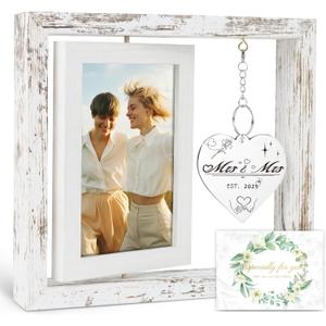 Mrs and Mrs Picture Frame Wedding Gifts for Lesbian, Wedding, Engagement, Bridal Shower, Birthday Gift for Lesbian Couple, LGBT Gift Ideas for Future Mrs & Mrs
