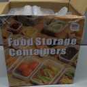 40 PCS Food Storage Containers with Lids Airtight (20 Containers & 20 Lids), Plastic Storage Meal Prep Container-Stackable 100% Leakproof & Microwave Organization and Storage Sets, Lunch Containers