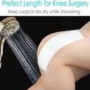 14 Pcs Long Waterproof Bandage 4"x12" for Post Knee Replacement Hip Surgery Recovery Shower Protector Surgical Incision Adhesive Larger Wounds Cover Island Dressing Bordered Gauze