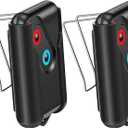 Kingdder 2 Pcs Garage Door Remote Compatible with Guardian 2211 l 2 Button Garage Door Remote Transmitter 303mhz/390mhz Black Gate Opener Transmitter with Keychain and Base