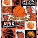 Darani Basketball Lightweight Super Soft Cozy Throw Blanket Warm and Lightweight Soft Flannel Blankets 60x50 Medium for Teen Bed Blanket