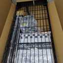 ULIFHOME P6C Plus Rolling Clothes Rack with Cover, Covered Clothing Rack Heavy Duty, Portable Closet for Hanging Clothes, Garment Rack on Wheels, Black Closet Rack with Black Cover, Max Load 375LBS