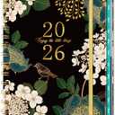 2026 Planner - 2026 Planner Weekly and Monthly, Jan.2026 - Dec.2026, 6.5" x 8.5", Planner 2026, 2026 Weekly Monthly Planner with Green Tabs, Twin-wire Binding, Back Pocket