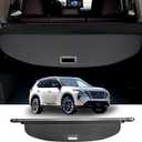 Cargo Cover for 2021-2025 Nissan Rogue, Retractable Rear Trunk Cover Compatible with 2023 2024 2025 Nissan Rogue Security Shielding Shade No Gap Car Accessory Black, Carbon Fiber