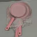 JUSTUP Nonstick Frying Pan Set3 Piece Pots and Pans Set NonstickPink Kitchen Cookware Sets with Non Stick Pan Coating,10 Inch,8 Inch and 6 Inch Non Stick Cooking Set Suitable for All Stoves (Pink)