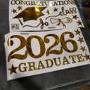 Golden Graduation Stickers
