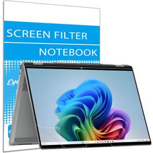 i-Tensodo 2 Pack Anti Glare Screen Protector for HP OmniBook X Flip 16 (16-ar/as0000) 2-in-1 Touchscreen Laptop, Eye Protection Anti Glare Filter