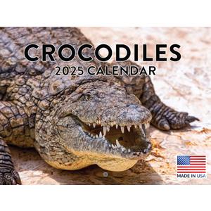 Crocodile Calendar 2025 Monthly Wall Calender | American Made In The USA