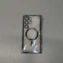 for Samsung Galaxy S25 Ultra Case with Camera Lens Protector, [Metallic Glossy Soft Bumper] Full Protection Plated Slim Thin Clear Magnetic Phone Cover for Galaxy S25Ultra 6.9" - Purple