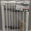 Babelio Baby Gate for Doorways and Stairs, 26''-40'' Auto Close Dog/Puppy Gate, Easy Install, Pressure Mounted, No Drilling, fits for Narrow and Wide Doorways, Safety Gate w/Door for Child and Pets